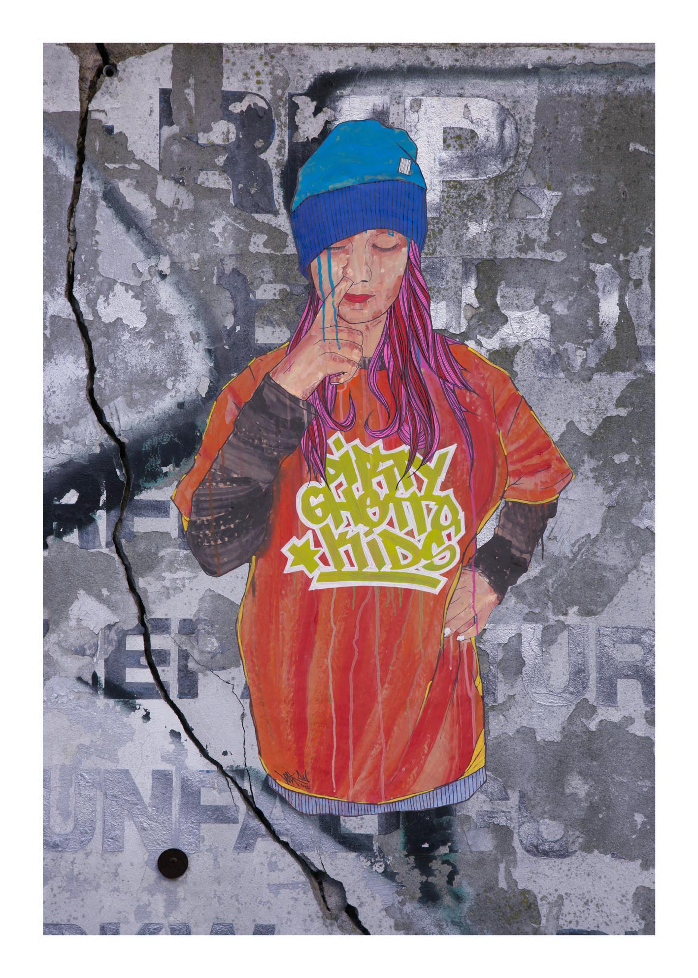 Dirty Ghetto Kids - signiert und nummeriert  - Poster 50 x 70 cm mit Posterklemmschiene